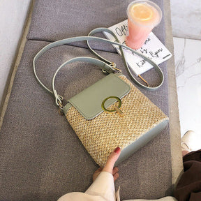 bags : Seaside Essentials Tas: Uw Perfecte Strandgenoot - Bruin in Groen van Pantino