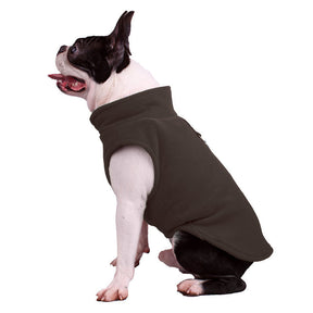 pets : Fleece Hondenjas - Warm Comfortabel Ieder Seizoen - Fleece in Bruin van Pantino