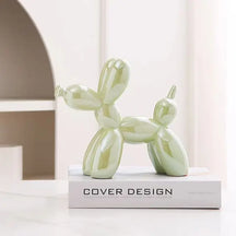 home & garden : Ballon Hond Sculptuur Marineblauw - Decoratieve Woonkamer Kunst - Kunststof in Groen van Pantino