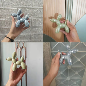 home & garden : Ballon Hond Sculptuur Marineblauw - Decoratieve Woonkamer Kunst - Kunststof in van Pantino