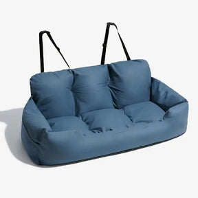 pets : Reis Bank Plush Pillow - Grijs in Metaalblauw van Pantino