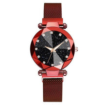 watches : CosmicWatch - Zwart - Horloge in Rood van Pantino