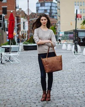 bags : Luxury Bag Vintage Leren Tas - Zwart in van Pantino