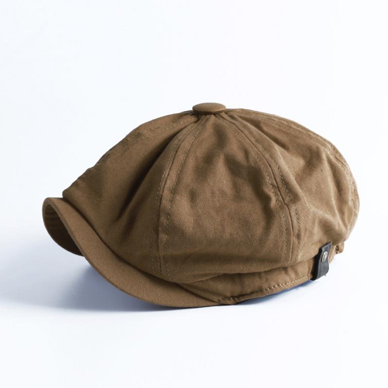 Hat : Hoed Heren Zwart - Retro Koepelhoed - Britse Stijl in Bruin van Pantino