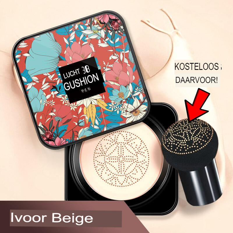 CC Cream Foundation : CC Cream Foundation Beige - Paddenstoelvormig Luchtkussen - Mineralen in Ivoor beige van Pantino