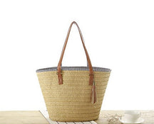 bags : Handtas Groen - Geweven Casual in Bruin van Pantino