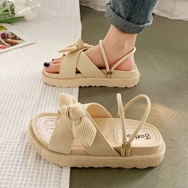 Sandals : Sandalen Dames Groen - Orthopedische - Comfortabel Ontwerp voor Dagelijks Gebruik in Beige van Pantino