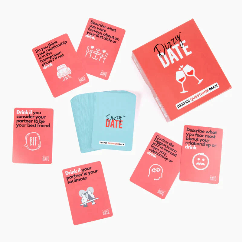 other : DizzyCard - Kaarten en Feesten Perfecte Koppels in Dizzy date+pakket diepere vragen van Pantino