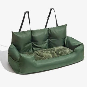pets : Reis Bank Plush Pillow - Grijs in Zeegroen van Pantino