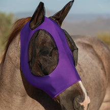 pets : HorseSafe - Paardenmasker Anti-Vlieggaas - Blauw in Paars van Pantino