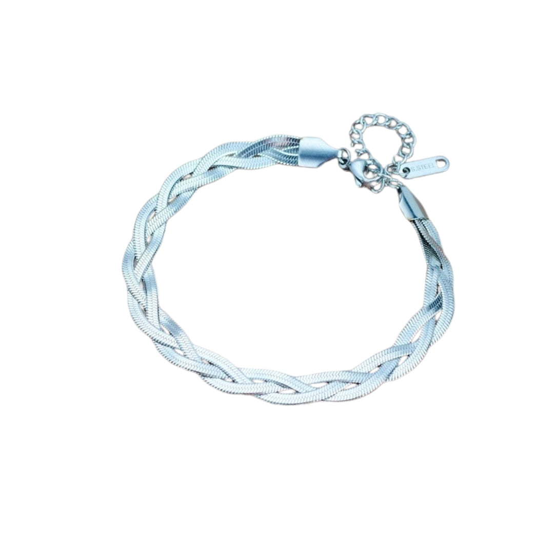 Bracelet : The Geneva Bling Bracelet - Tijdloze Glamour voor Elke Gelegenheid - Goud in van Pantino