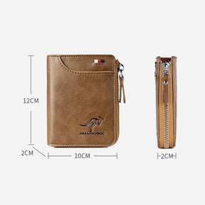 bags : Rfid Safety Wallet - Een Compacte en Veilige Portefeuille - Khaki in van Pantino