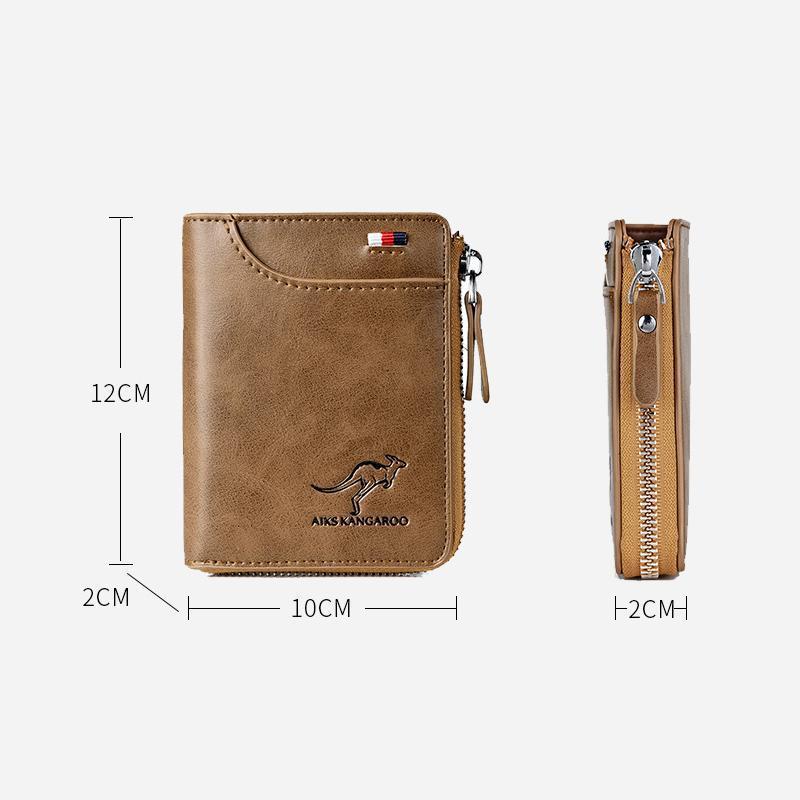 bags : Rfid Safety Wallet - Een Compacte en Veilige Portefeuille - Khaki in van Pantino