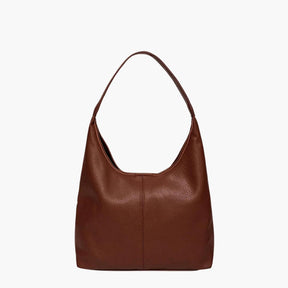 bags : Hobotas Zwart - Veganistische Lederen in Chocolade bruin van Pantino