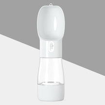 pets : 3-in-1 Hondendrinkfles Grijs - Waterfles Voedselcontainer - Kunststof in Grijs van Pantino