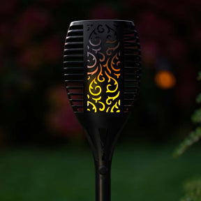 outdoor equipment : GroenLeven - Solar Tuinfakkel Draadloos Iedere Avond Tuinverlichting in van Pantino