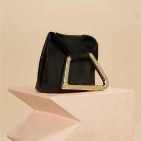 bags : Draagtas Dames Zwart - Geometrisch Handvat Modern - Kunststof in van Pantino