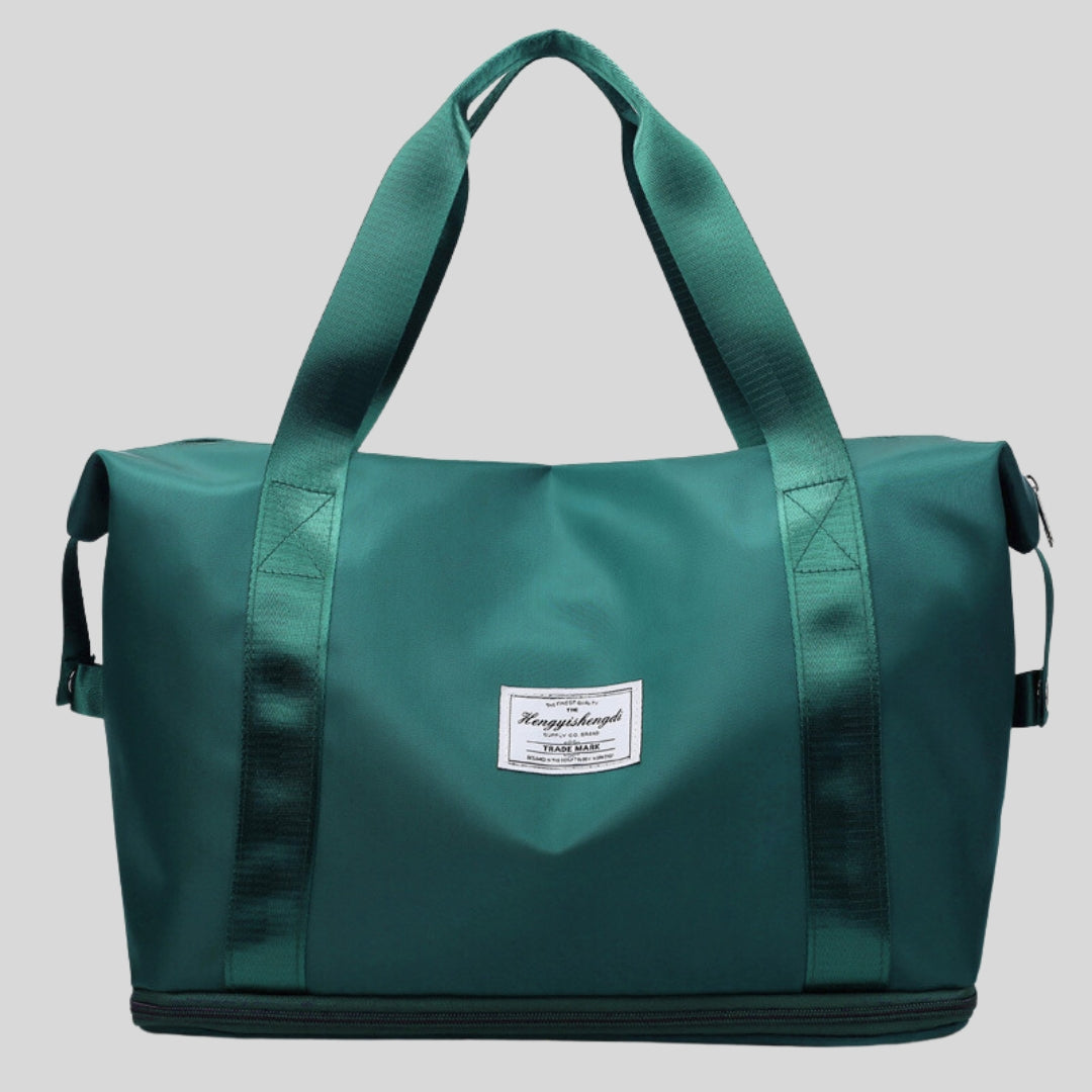 bags : The Hawaii Bag - Zwart in GROEN van Pantino