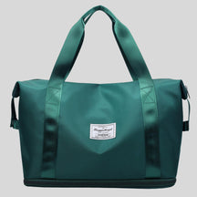 bags : The Hawaii Bag - Zwart in GROEN van Pantino