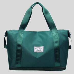 bags : The Hawaii Bag - Zwart in GROEN van Pantino