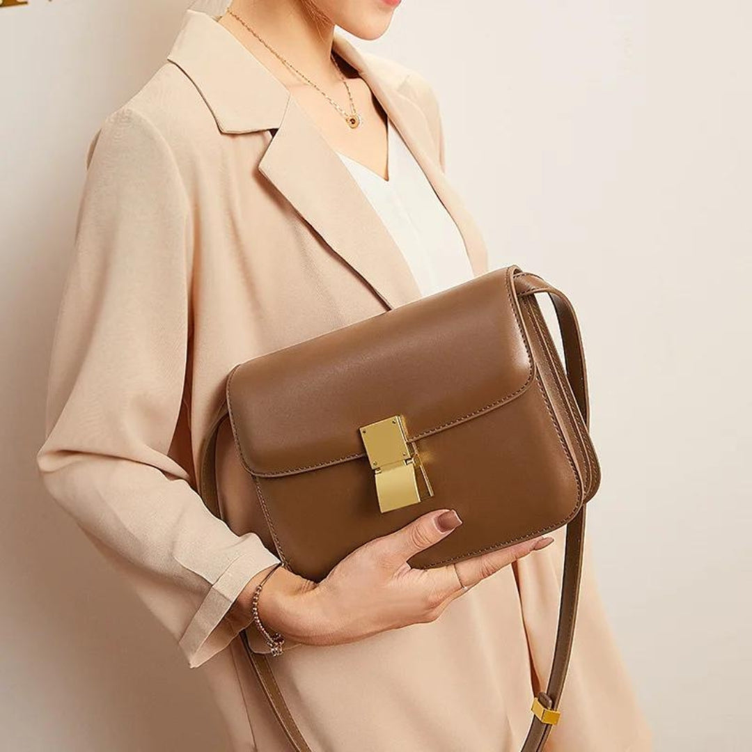 bags : The Coco Bag Dames Leer - Zwart in van Pantino