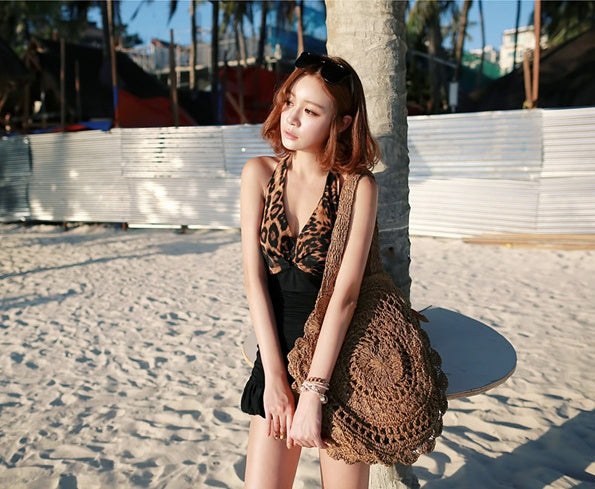 bags : Vintage Rotan Tas - SeaSide Chic - Beige in van Pantino