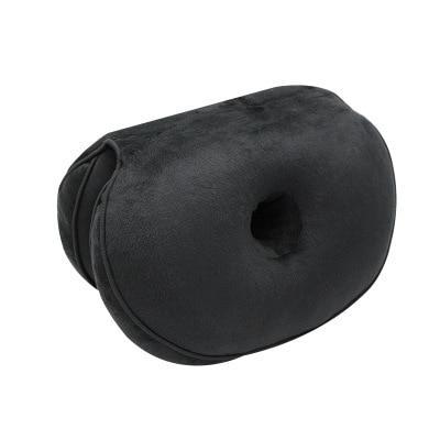 home & garden : Orthopedisch Heupkussen - Rugverlichting Zitkussen Ergonomisch - Memory Foam in zwart van Pantino