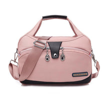 bags : Handtas Dames Grijs - MultiSafe - Waterdichte Nylon in Roze van Pantino