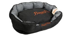 pets : Comfortabele Hondenmand Deluxe - Zwart in van Pantino