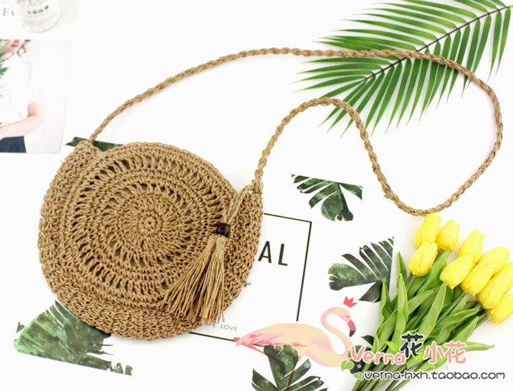 bags : Zachte Strandtas - Shore Chic - Lichtbruin in Koffie van Pantino