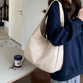 bags : Stijlvolle Schoudertas Dames Leer - Bruin in van Pantino