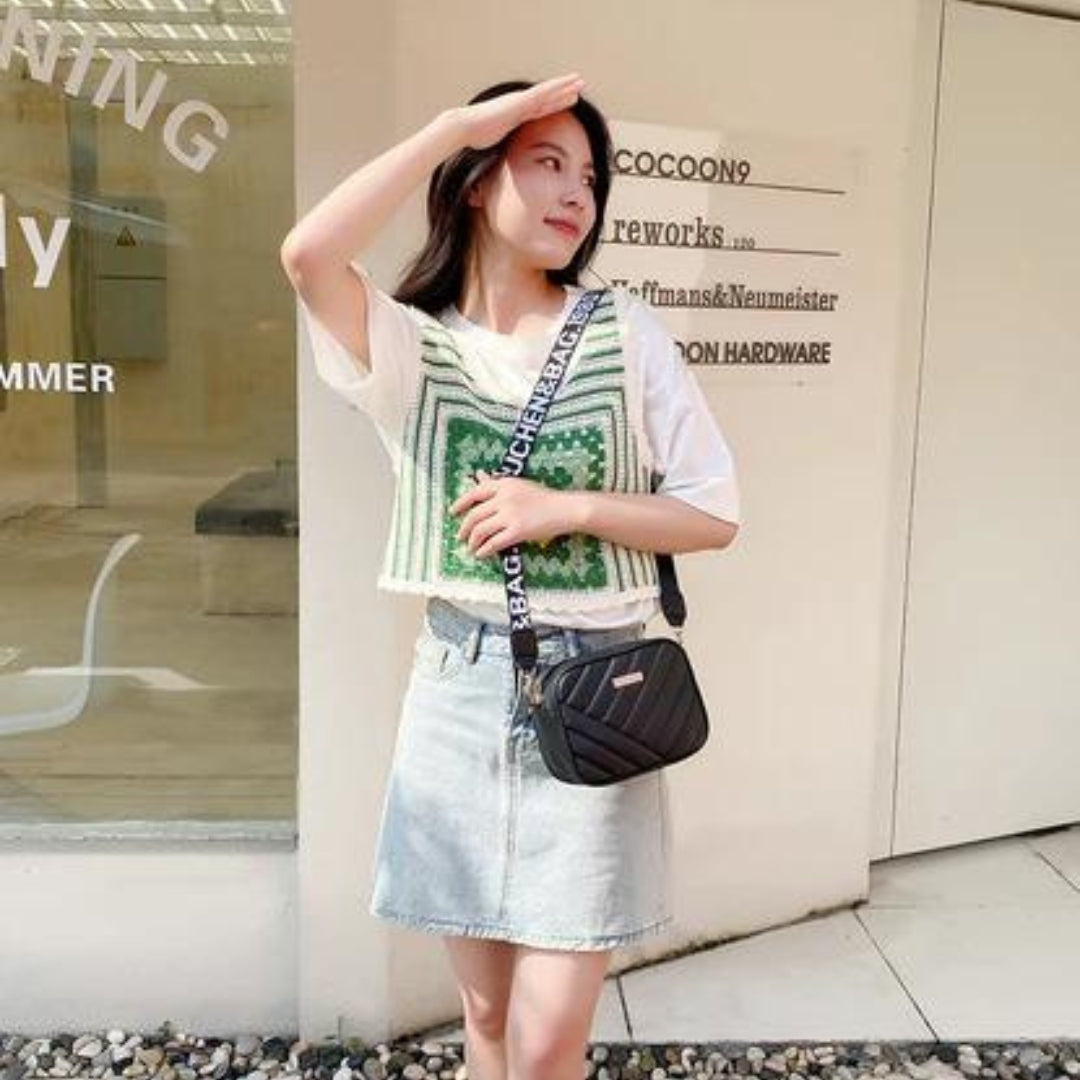 bags : The Tokyo Bag Dames Leer - Zwart in van Pantino