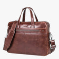 Laptoptas Koffiebruin - Elegante Leren