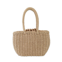 bags : Hot Vrouwen Riet Tasje - Zand & Stijl - Bruin in Bruin van Pantino