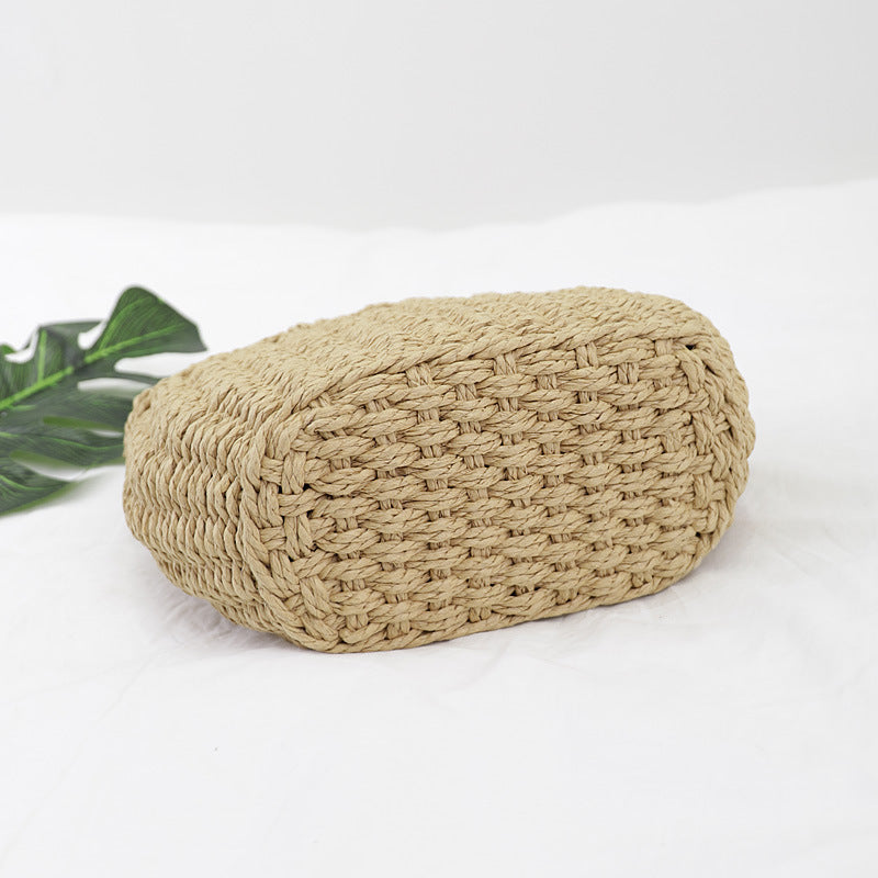 bags : Hot Vrouwen Riet Tasje - Zand & Stijl - Bruin in van Pantino