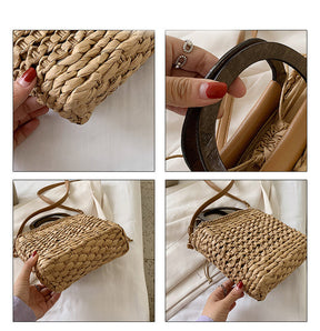 bags : Strandtas Wit - Draagbare Diagonale in van Pantino