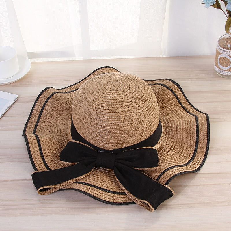 Straw Hat : Roze Strohoed Dames - Zomer Panama Zonnescherm Hoed - Lichtgewicht & Ademend in Khaki van Pantino