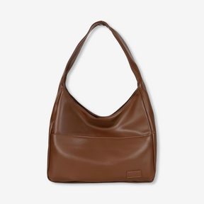 bags : Stijlvolle Schoudertas Dames Leer - Bruin in Bruin van Pantino