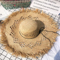 Hat Khaki - Bånd Floppy Skygge Panama