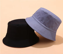 Bucket Hat : Hoed Khaki - Lichtbord Dubbelzijdige Emmerhoed in Grijs van Pantino