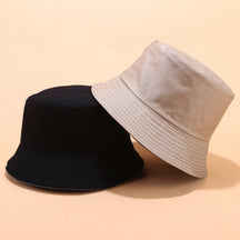 Bucket Hat : Hoed Khaki - Lichtbord Dubbelzijdige Emmerhoed in Khaki van Pantino