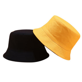 Bucket Hat : Hoed Khaki - Lichtbord Dubbelzijdige Emmerhoed in Ginger van Pantino