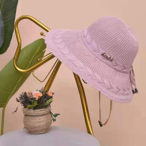 Sun Hat : Muts Khaki - Strandmuts in Roze van Pantino