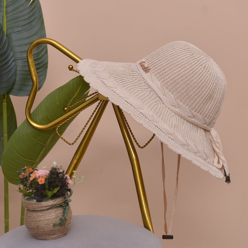 Sun Hat : Muts Khaki - Strandmuts in Beige van Pantino
