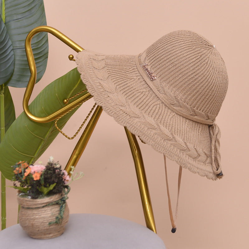 Sun Hat : Muts Khaki - Strandmuts in Khaki van Pantino