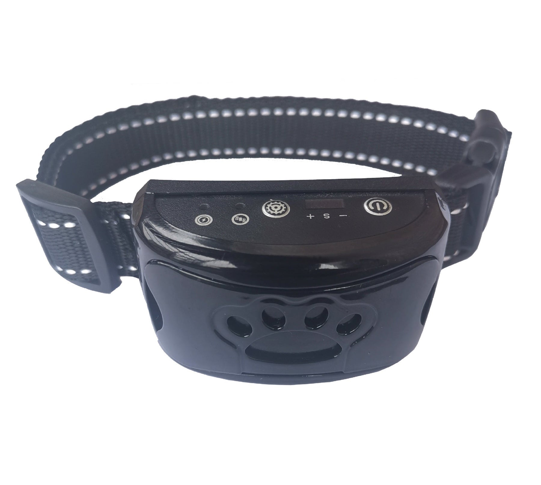 pets : Anti-Blaf Halsband - Diervriendelijk Stop Blaffen Direct - Siliconen in Zwart van Pantino