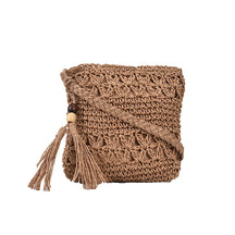 bags : Kleine Draagtas - Kustlijn - Khaki in Khaki Vierkant van Pantino