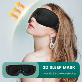 other : UltraComfort 3D Slaapmasker: Perfecte Duisternis - Zwart in van Pantino
