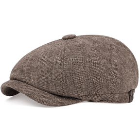 Newsboy Hat : Hoed Heren Zwart - Krantenverkoperhoed voor Ivy Driving Hat in van Pantino