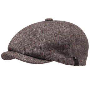 Newsboy Hat : Hoed Heren Zwart - Krantenverkoperhoed voor Ivy Driving Hat in van Pantino